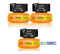 3 X Schwarzkopf got2b iStyler Texture Hair Styling Clay 75ml for Matt Style Look