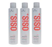 3 x Schwarzkopf Professional Osis + Session Extra Strong Hold Hairspray 300ml