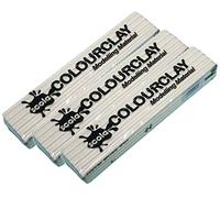 3 x Scola Colour Clay 500g Re-Usable Non Hardening Animation Modelling - (01 White) - More Colours (Click)