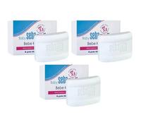 3 x Sebamed Baby Cleansing Bar 100g, pH 5.5 Soap for Sensitive Baby Skin, Paraben-Free Dermatologist Tested Gentle Cleanser for Newborns, Infants & Toddlers, Daily Use Baby Bath Soap