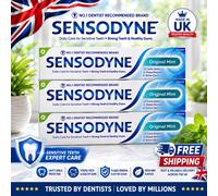 3 X Sensodyne Daily Care ORIGINAL MINT Toothpaste 75ml | Sensitive Teeth READ