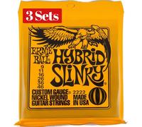 3 sets Hybrid Ernie Ball Electric Guitar Strings Slinky Nickel Wound