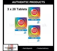 3 x Seven Seas Complete Multivitamins MEN 50+ 28 Tablets = 84 Tablets