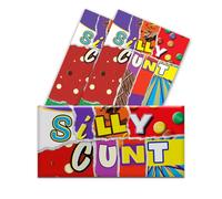 3 x Silly C*nt Chocolate Bar Wrapper - Get Well Soon Gifts, Teacher Gifts, Funny Gifts for Women, Men, Teachers Birthday Present Rude Joke Secret Santa (Chocolate not included)