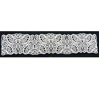 3 x Simply Heaven Edible Pre-Made Ready to Use Edible Cake Lace made from mat 17 (Ice White)