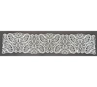 3 x Simply Heaven Edible Pre-Made Ready to Use Edible Cake Lace made from mat 17 (Ivory)