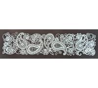3 x Simply Heaven Edible Pre-Made Ready to Use Edible Cake Lace made from mat 82 (Baby Blue)