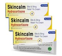 3 x Skincalm 10g Bite and Sting Relief 1% Cream