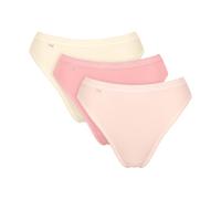 Sloggi Womens Basic+ Tai C3p Briefs, Red/Yellow, 18 UK
