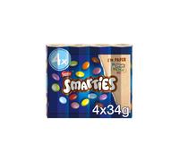 3 x Smarties Milk Chocolate Tube Multipack 38g 4 Pack Delicious Tasty