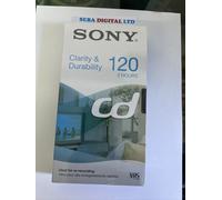 3 x SONY VHS VIDEO CASSETTE TAPES 120 2 HOURS BRAND NEW & SEALED