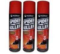 3 x Spider & Creepy Crawly Insect Killer Spider Spray No More Spiders 200ml