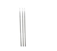 3 x Stainless Steel BBQ Tandoori Flat Skewers Kebab Sticks 24.3"/62cm x 3mm. Ideal for Grilling Meat & Veg Reusable Food Grade Skewers for Tandoor, Barbecue, Outdoor Cooking & Garden Parties FSKEW243