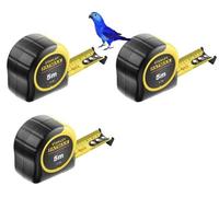 3 x STANLEY FatMax Tape Measure Blade Armor 5m METRIC ONLY Measuring STA033720