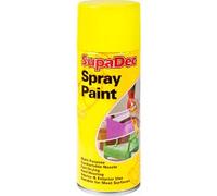 3 x SupaDec Spray Paint - 400ml - Yellow
