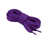 3 x Super Fat Purple Wide Shoelaces for Trainers - 20mm x 120cm - Flat Coloured Replacement Laces for Sneakers, Skate Shoes, Basketball Boots & Casual Sports Footwear (Men & Women)