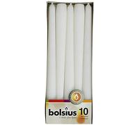 3 x Tapered Dinner Candles,"White Box 10"