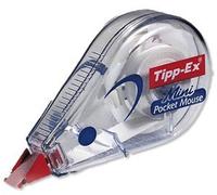 3 X Tipp-Ex Mini Pocket Mouse Correction Tape Roller 5mmx5m Ref 812870
