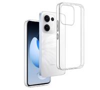 3 x Transparent Gel Case for OPPO RENO13 F 4G/5G - RENO13 FS 5G, Ultra-Thin 0.33 mm, Thermoplastic Polyurethane Silicone, High Strength and Flexibility