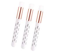 3 x Travel-friendly Brush Cleaner, Ergonomic Mousse Brushes for Daily Make Up Tools, Gentle on Delicate Fibres, Quick Drying Cleaning Solution