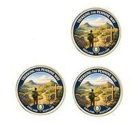 3 x Trekking The Pennine Way (BU26) Lapel Pin Badges