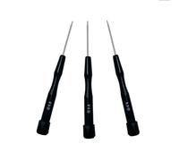 3 x Tri-wing Screwdriver Y000 (0.6 mm) with Twist Cap, Magnetic Repair Tool Kit for Electronics, Phones, Laptops, Watches, Game Consoles & DIY. (Black)