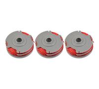 3 X Trimmer Strimmer Spool & Line Double Autofeed Compatible With Flymo Fly021 By Ufixt