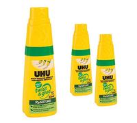 3 x UHU Twist & Glue Universal, Clear, Solvent-Free Adhesive, 35ml Bottle, Multi Purpose Applications for Home & Classrooms