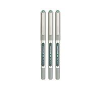3 X UNI-BALL Eye UB-157 Roller Ball Pen FINE (0.7mm) Green