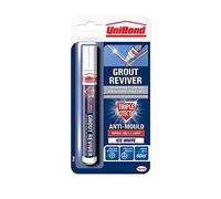 3 x UniBond Triple Protect Grout Pen - 7 ml, White [Energy Class A]