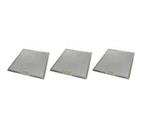 3 X Universal Cooker Hood Metal Grease Filter 270mm X 320mm - Compatible Replacement By Ufixt