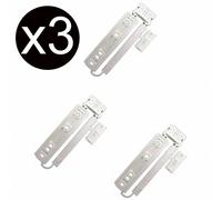 Paxanpax PRF062 Universal Integrated Fridge Freezer Decor Door Mounting & Installation Plastic Sliding Bracket Fixing Kit