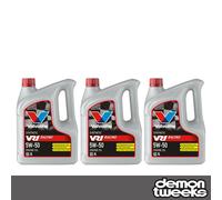 3 x Valvoline VR1 Racing Fully Synthetic 5W50 Engine Oil - 4 Litres