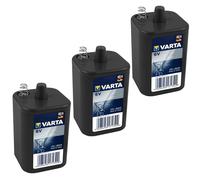 3 x Varta 4R25 Professional 6V Batteries 8500mAh - 431 4R25X 430 908A Lantern