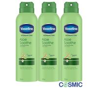 Vaseline Intensive Care Spray Moisturiser Aloe Sooth 3 X 190Ml