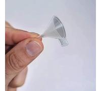 3 x Very Small (Tiny) Food Safe Plastic With Very Narrow Spout Funnels 2.1cm Mouth (Internal) Diameter Filling Funnel for Atomizers & Small Bottles & - E-Liquids - Precision filling
