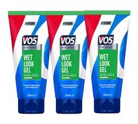3 x VO5 High Shine Wet Look Extra Hold Slick Polished Strong Control Hair Gel