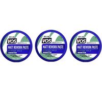 3 x VO5 Matt Rework Hair Paste for Natural Style & Lasting Hold 75ml - Level 4