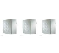 3 x Vortice 12220 'Quadro Super GB' Centrifugal 2 Speed Kitchen Extractor Fans
