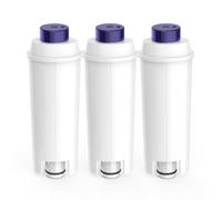 3 x Water Filter Compatible with De'Longhi Magnifica S and Dinamica Filter Cartridges DLSC002 for ECAM, ETAM, ESAM and BCO Coffee Machines, Limescale Softener Filters