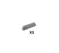 3 X WHIRLPOOL AWO/D5446, AWO/D5505, AWO/D5506 WASHING MACHINE DRUM PADDLE LIFTER