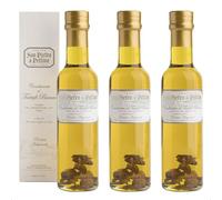 3 x White Truffle Oil 250ML, Premium Italian Extra Virgin Olive Oil Infused with White Truffles, Gourmet Condiment Ideal For Drizzling Over Pasta, Pizza, Risotto & More, 3 x 250ML Bottles