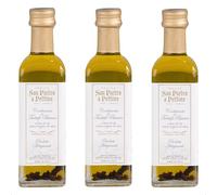 3 x White Truffle Oil 55ML, Premium Italian Extra Virgin Olive Oil Infused with White Truffles, Gourmet Condiment Ideal For Drizzling Over Pasta, Pizza, Risotto & More, 3 x 55ML Bottles