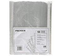 3 x Whitebox A4 Punched Pocket - Clear, Pack of 100