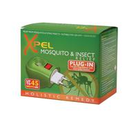 3 x Xpel Mosquito & Insect Relief Plug-In - Odourless, 220-240V, Holistic Insect Protection