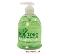 3 X XPEL Tea Tree Handwash Hand Wash Liquid Hands Pump - 500ml