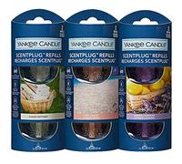 3 x Yankee Candle Plug in Twin Pack 6 Refills Air Freshener Mixed LOT Fresh Lemon Lavender Clean Cotton Pink Sands