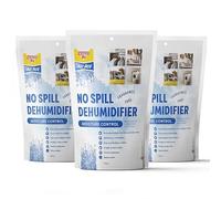 Zero In No Spill Dehumidifier Fragrance Free - 300g, Moisture Absorber for Damp & Humidity Control in Homes, Caravans, and Offices