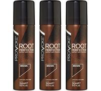 3 x150ml PROVOKE Root Perfector Instant Root Touch Up Spray - Brown