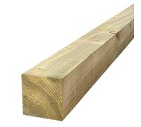 3"x3" Wooden Fence Post, 6ft 75mm Square Timber Garden Building Material